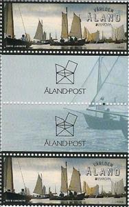 Gutter Pairs, Ancient Postal Routes, Åland Islands,  , C.E.P.T. / Europe, Mailboats, Postal History, Postal Services, Postal Traffic, Sailing Ships, Ships