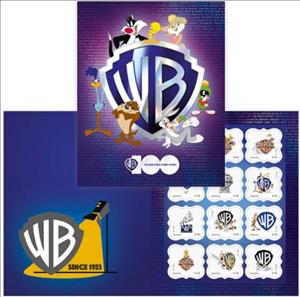 Booklet, Warner Bros Stamp Pack, Australia,  , Anniversaries and Jubilees, Cartoons