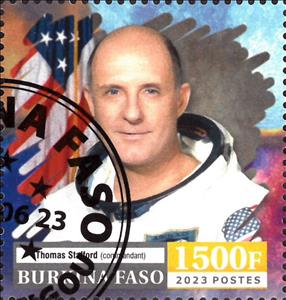 Stamp, Apollo 10, Burkina Faso,  , Astronauts