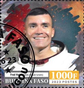 Stamp, Apollo 13, Burkina Faso,  , Astronauts