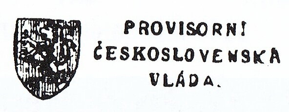 Austria Stamps Overprinted "PROVISORNÍ ČESKOSLOVENSKÁ VLÁDA"