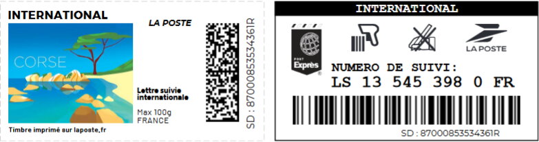 Corsica/Corse. Redesign without laposte logo