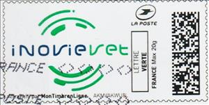 Stamp, Inovievet, France,  , Laboratories, Logos