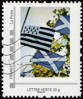 Stamp, Interceltic Festival Lorient 2017 Flags, France,  , Festivals, Flags