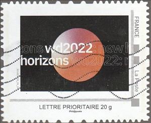 Stamp, New Horizons 2022, France,  