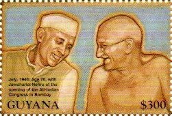 Gandhi and Jawaharlal Nehru