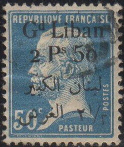 Type Pasteur overprinted and Lebanese surcharge