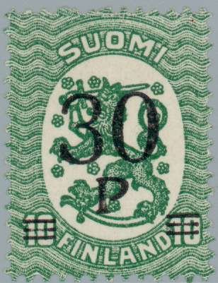 Black surcharge on Definitive series I