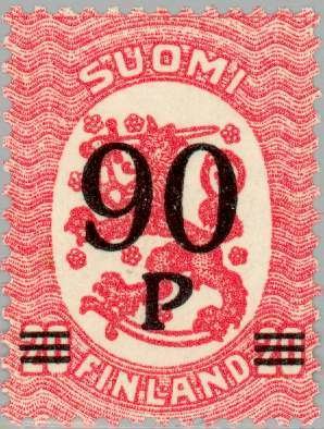 Black surcharge on Definitive series I