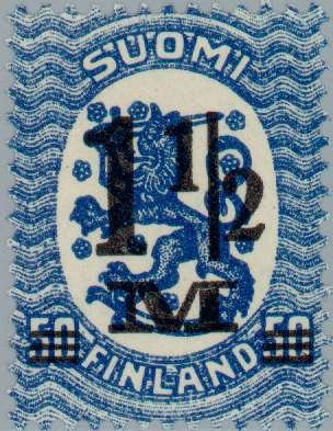 Black surcharge on Definitive series I