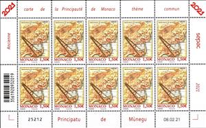Full Pane, Antique Maps, Monaco,  , Maps, S.E.P.A.C.