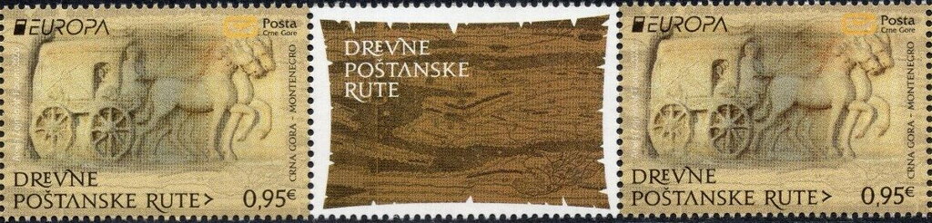 Gutter Pairs, The cursus publicus, Montenegro,  , C.E.P.T. / Europe, Horses, Mailcoaches, Postal History, Postal Services, Postal Traffic, Roman Empire
