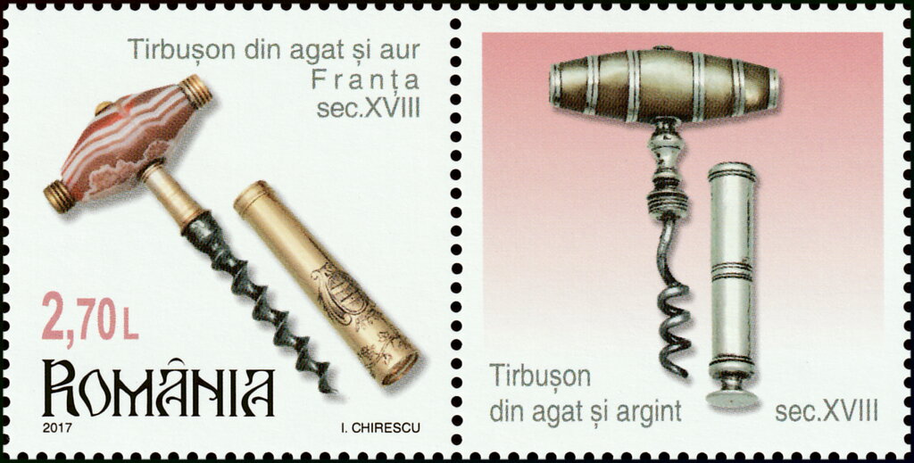 Corkscrew with Gold and Agate Handle (France, 18th Century)