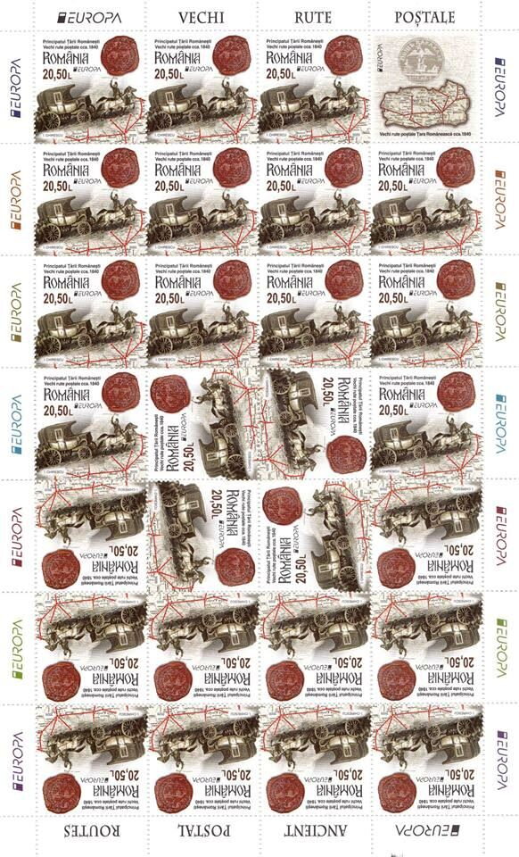 Postal Routes of 1840 in Wallachia