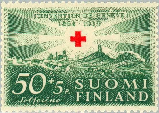Red Cross over the Solferino Battlefield