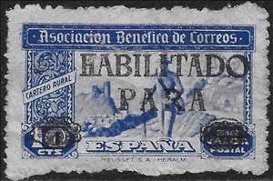 Stamp, Asociacion Benefica de Correos Overprinted, Spain,  , Postal Unions, Postmen