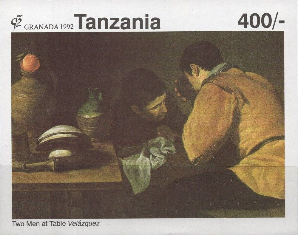 Two Men at Table - by Velazquez