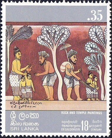 King Vessantara giving away his children