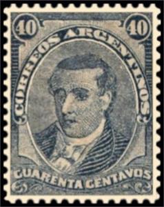 Stamp, Mariano Moreno (1778-1811), Argentina,  , Authors, Famous People, Literary People (Poets and Writers), Literature, Men, Politicians
