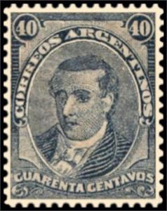 Stamp, Mariano Moreno (1778-1811), Argentina,  , Authors, Famous People, Literary People (Poets and Writers), Literature, Men, Politicians