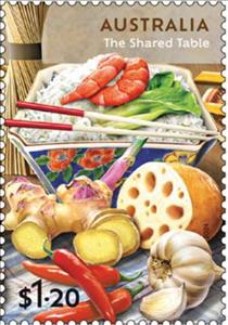 Stamp, East Asian Cuisine, Australia,  , Gastronomy