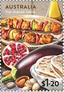 Stamp, Middle Eastern Cuisine, Australia,  , Gastronomy