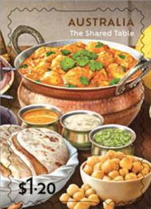 Stamp, South Asian Cuisine, Australia,  , Gastronomy