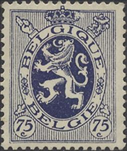 Stamp, Heraldic Lion, Belgium,  , Coats of Arms, Heraldic Animals, Лев