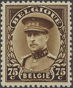 Stamp, King Albert I, Belgium,  , Famous People, Heads of State, Kings, Men, Royalty, Uniforms