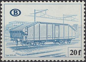 Stamp, Railway Stamp: Carriage Type 3614 A5, Belgium,  , Railways