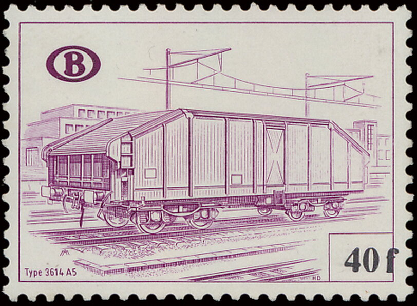 Railway Stamp: Carriage Type 3614 A5