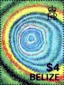 Stamp, Appearance of Halley's Comet, Belize,  , Comets