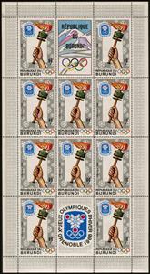 Full Pane, Olympic Torch, Burundi,  , Olympic Games, Sports, Torches, Winter Sports