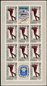 Full Pane, Speed Skating, Burundi,  , Olympic Games, Speed Skating, Sports, Winter Sports