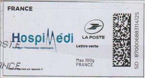 Stamp, HospiMedi, France,  