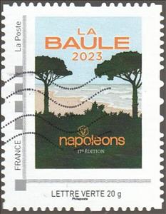 Stamp, La Baule 2023 Napoleons 17e Edition, France,  , Beaches, Coastal Areas, Conferences, Trees