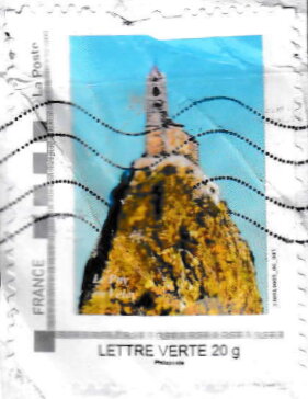 Le Puy en Velay. Rock/Chapel/Church Saint Michel d'Aiguilhe