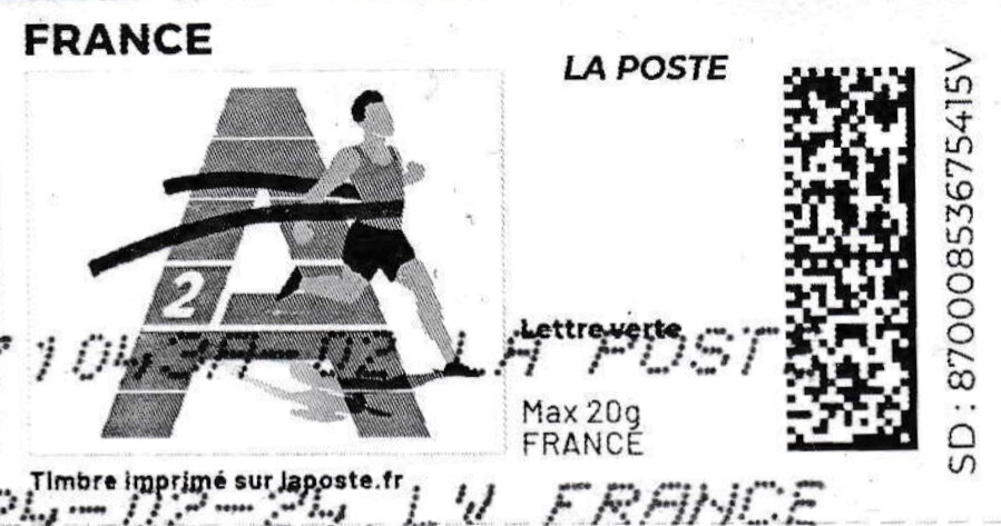 Letter A Athletics. Redesign without Laposte logo