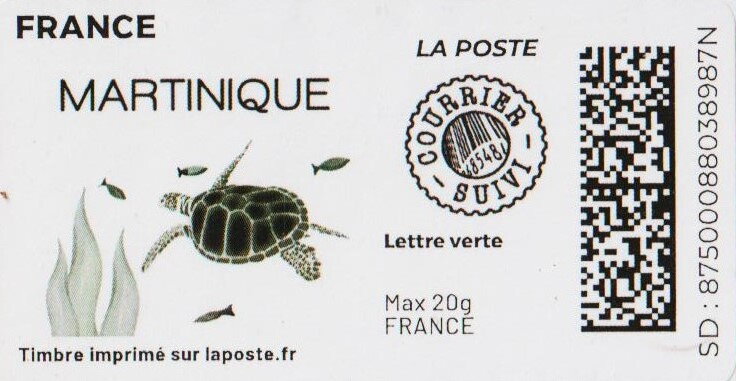 Martinique. Courrier Suivi