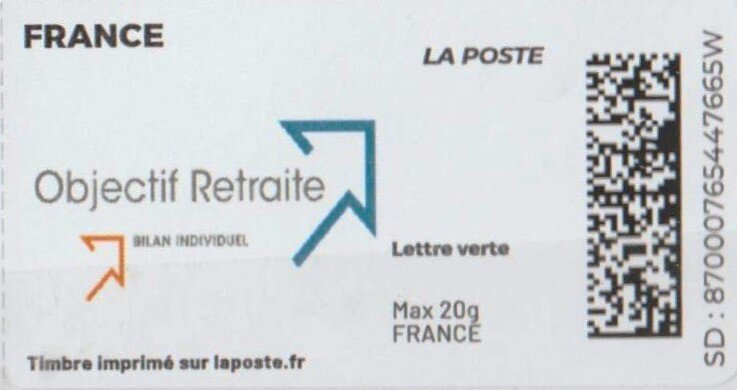 Objectif Retraite. Redesign. no laposte logo