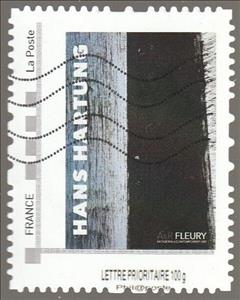 Stamp, Painting by Hans Hartuns A&R Fleury, France,  , Art, Paintings