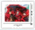 Touloulou three red masked dancers