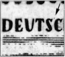 Stamp, Ski poles, coat of arms, Isny ​​with surrounding mountains, Germany, French Occupation of Wurttemberg,  , Coats of Arms, Skiing, Sports, Townscapes / City Views, Winter Sports