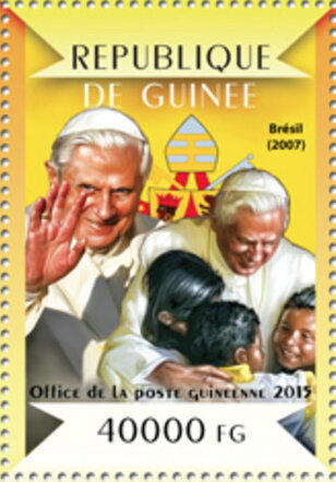 Pope with children in Brazil (2007)
