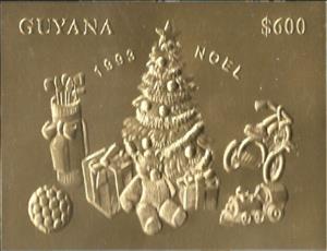 Stamp, Christmas tree, Guyana,  , Christmas