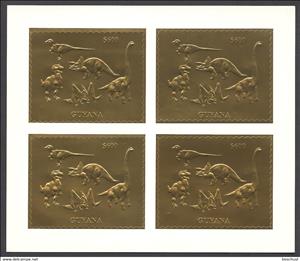 Full Pane, Coelurosaurus, Triceratops, Tyrannosaurus, Pteranodon, Apat…, Guyana,  , Animals (Fauna), Dinosaurs, Prehistoric Animals, Prehistory