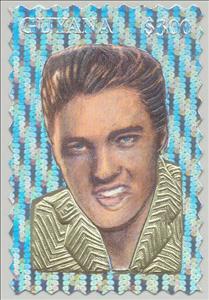 Stamp, E. Presley (1935–1977), American Rock Singer and Guitarist, Guyana,  , Actors, Elvis Presley, Entertainers, Famous People, Music, Musicians, Singers