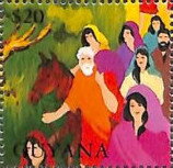 Israelites with Woman on Horse