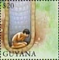 Stamp, Joseph in the Well Shaft, Guyana,  , Biblical Accounts, Religion
