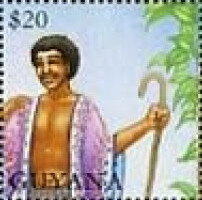 Stamp, Joseph with a Robe, Guyana,  , Biblical Accounts, Religion